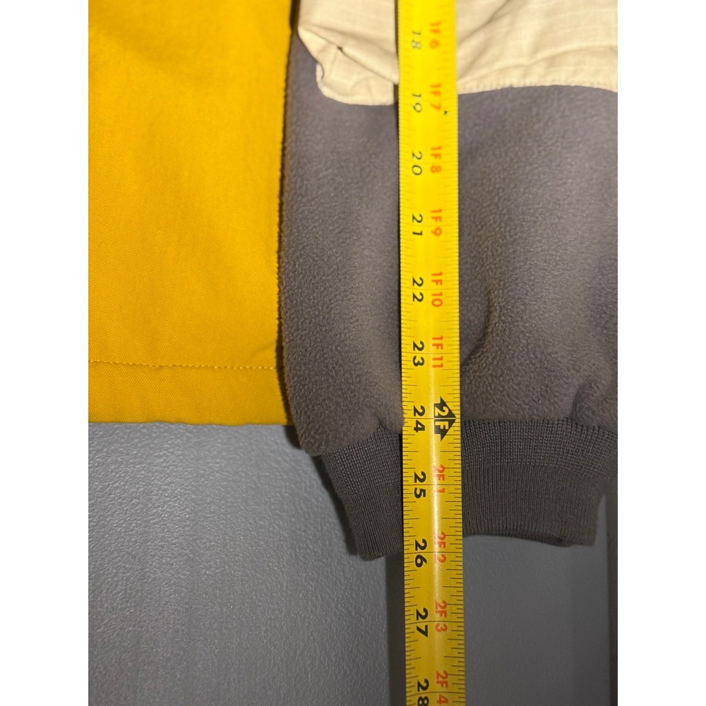 Formula 1 x PacSun Men XL Yellow Grey Utility Cargo Fleece Jacket F1 Racing - Picture 3 of 9